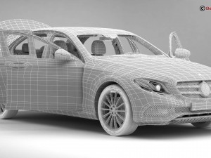 mercedes e class avantgarde 2017 3D 모델