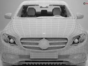 mercedes e class avantgarde 2017 3D 모델