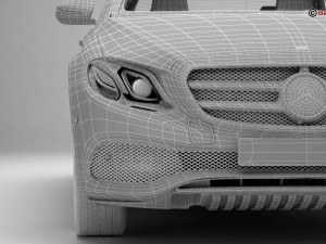 mercedes e class avantgarde 2017 3D 모델