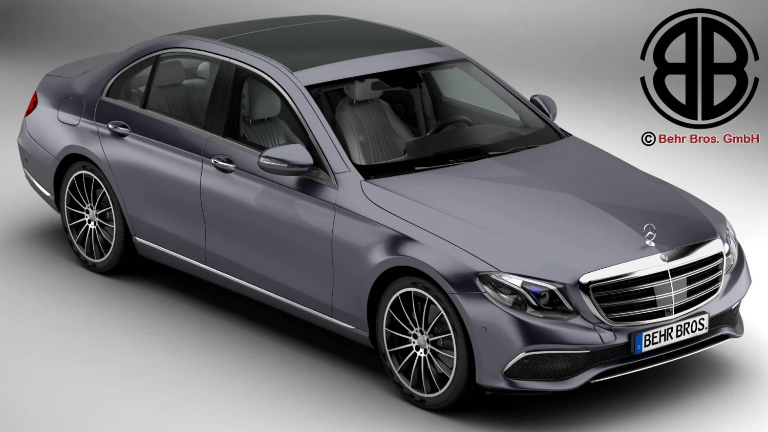 mercedes e class exklusive 2017 3D Model .c4d .max .obj .3ds .fbx .stl .blend