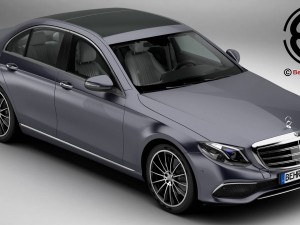 mercedes e class exklusive 2017 3D Model