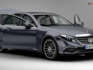 mercedes e class exklusive 2017 3D Model