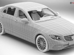 mercedes e class exklusive 2017 3D Model