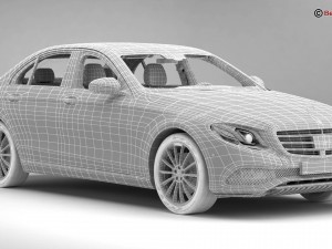 mercedes e class exklusive 2017 3D Model