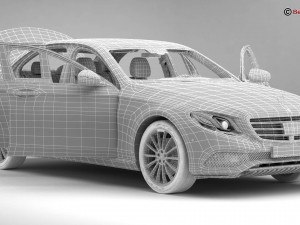 mercedes e class exklusive 2017 3D Model