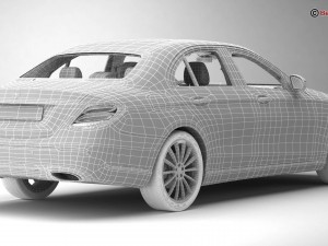 mercedes e class exklusive 2017 3D Model
