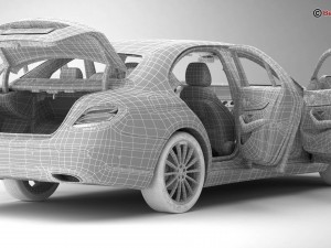mercedes e class exklusive 2017 3D Model