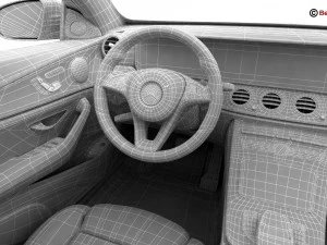 mercedes e class exklusive 2017 3D Model