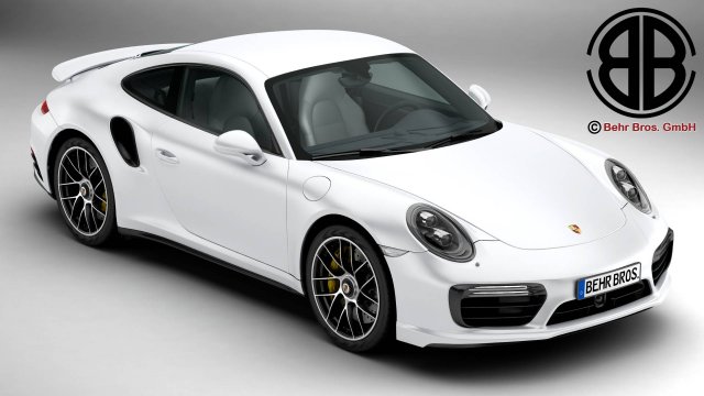 porsche 911 turbo s 2017 Modelo 3D .c4d .max .obj .3ds .fbx .stl .blend 