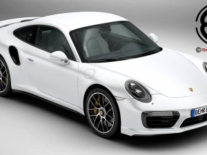 porsche 911 turbo s 2017 Model 3D