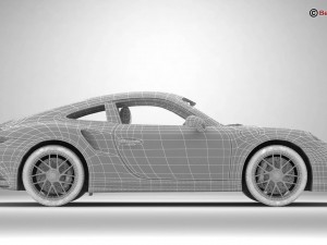 porsche 911 turbo s 2017 Modelo 3D