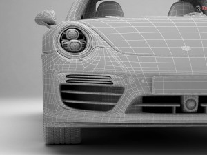 porsche 911 turbo s 2017 Modelo 3D