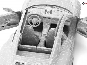 porsche 911 turbo s 2017 Modelo 3D