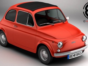 fiat 500 r 3D Model