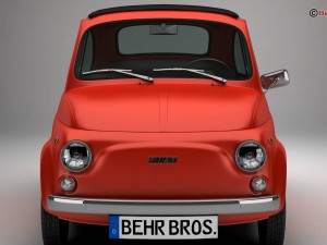 fiat 500 r 3D Model