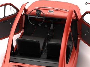 fiat 500 r 3D Model