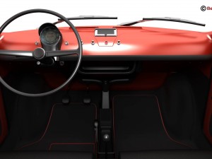 fiat 500 r 3D Model
