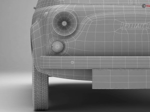 fiat 500 r 3D Model