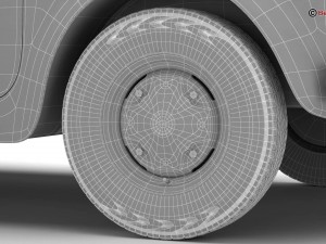 fiat 500 r 3D Model