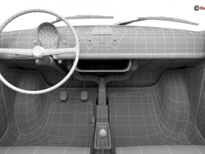 fiat 500 r 3D Model
