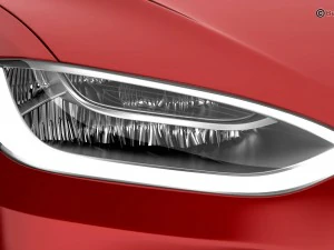 tesla model x 2017 3D Model