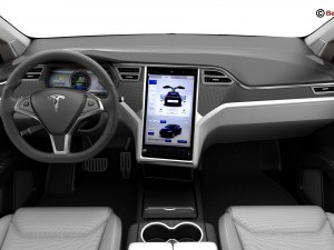 tesla model x 2017 3D Model