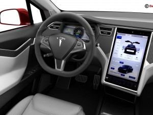 tesla model x 2017 3D Model
