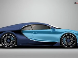 Bugatti Chiron 2017 Modelo 3D