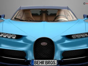 Bugatti Chiron 2017 Modelo 3D