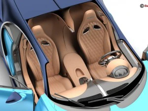 Bugatti Chiron 2017 Modelo 3D