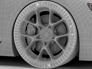bugatti chiron 2017 Model 3D