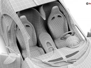 Bugatti Chiron 2017 Modelo 3D