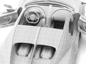 Bugatti Chiron 2017 Modelo 3D