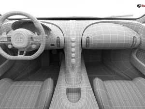 Bugatti Chiron 2017 Modelo 3D