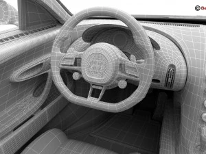 Bugatti Chiron 2017 Modelo 3D