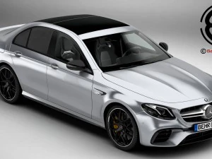 mercedes amg e63 2018 Modelo 3D