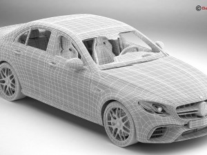 mercedes amg e63 s 2018 3D Model