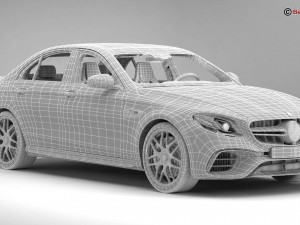 mercedes amg e63 s 2018 3D Model