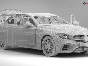 mercedes amg e63 s 2018 3D Model