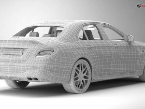 mercedes amg e63 s 2018 3D Model