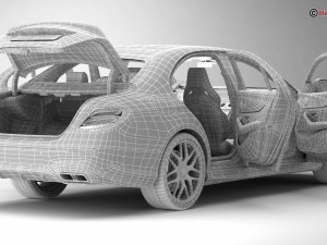 mercedes amg e63 s 2018 3D Model