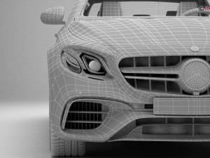 mercedes amg e63 s 2018 3D Model