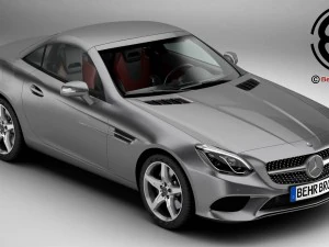 mercedes slc 2017 року 3D Модель