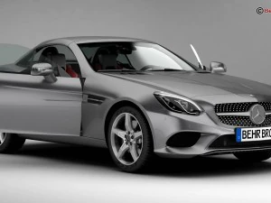 mercedes slc 2017 3D Model