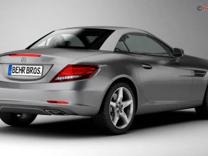 mercedes slc 2017 3D Model
