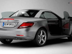 mercedes slc 2017 3D Model