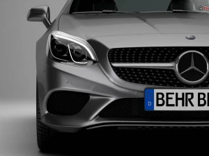 mercedes slc 2017 3D Model
