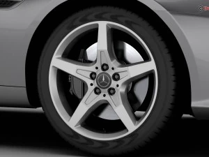 mercedes slc 2017 3D Model