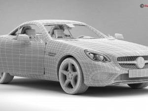 mercedes slc 2017 3D 모델