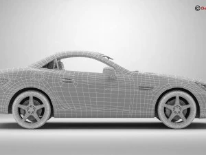 mercedes slc 2017 3D Model
